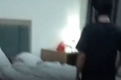 Viral Istri Pergoki Suami Selingkuh di Hotel, Tidak Pakai Celana, Istri Ngamuk