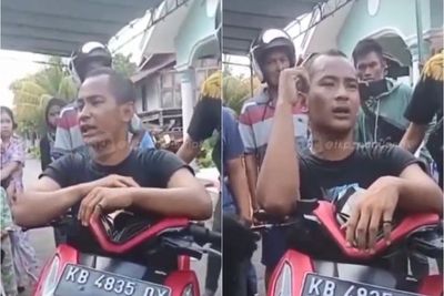 Apes! Pria Ini Kepergok Mencuri di Rumah Polisi, Diamuk Massa, Ngaku Lagi Cari Temannya
