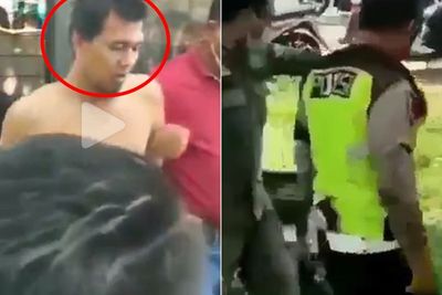 Viral Preman Tikam Polisi Lalu Lintas di Palembang, Sepatunya Sampai Copot dari Kaki