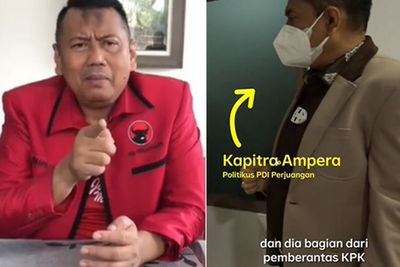 Politikus PDIP Kapitra Ampera Keceplosan Bilang Jokowi Bagian dari Pemberantas KPK
