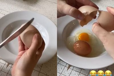 Ada Telur di Dalam Telur, Video Ini Bikin Netizen Takjub