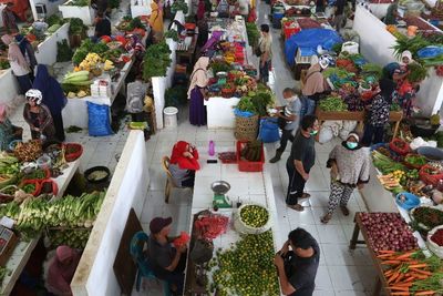 FOTO: Aktivitas Pasar Rakyat Al-Mahirah