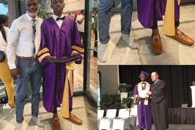 Penyelamat, Guru Beri Sepatunya ke Siswa yang Langgar Aturan, Pakai Sepatu Kets di Wisuda