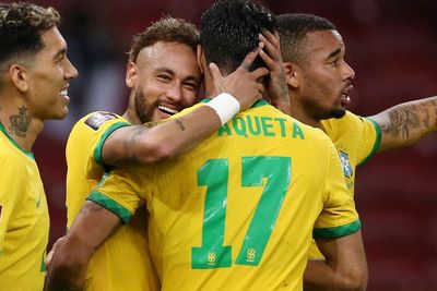 FOTO: Kualifikasi Piala Dunia 2022, Brasil vs Ekuador 2-0
