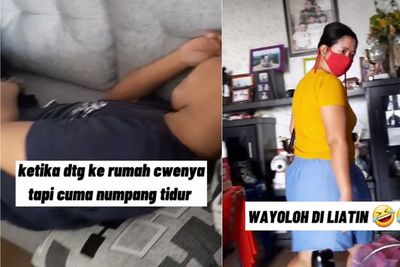 Cowok Nekat Tidur di Rumah Pacar, Langsung Panik Dipergoki Ibu Pacar yang Melotot