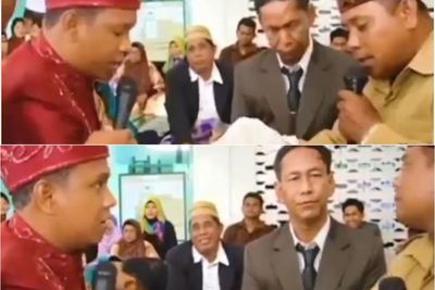 Ngakak, Pengantin Pria Ini Salah Ucap saat Proses Ijab Kabul, Netizen: Malah Jadi Penghulu