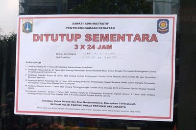 Gelar Live Music DJ, Satpol PP Segel Caspar Jakarta
