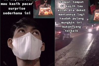 Pedih! Hendak Kasih Kejutan, Pria Ini Malah Pergoki Pacar Jalan Sama Mantannya