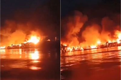 Kebakaran Hebat di Jambi, Hanguskan Ratusan Rumah dan Puluhan Pengungsi Kekurangan Bantuan