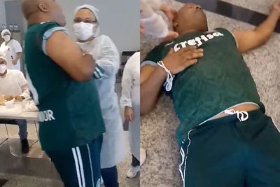 Pria Ini Takut dengan Jarum Suntik, Langsung Pingsan saat Ingin Menerima Vaksin Covid-19