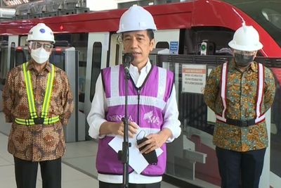 Jokowi: LRT Jabodebek Sudah Bisa Beroperasi Juni 2022