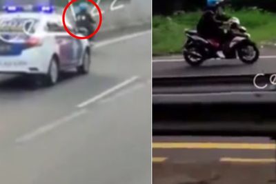 Viral Pemotor Masuk Jalan Tol Jakarta-Cikampek, Dikawal Mobil Patwal dari Belakang