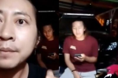 Sedang Asik Gitaran Tiba-tiba Muncul Sosok Menyeramkan, Netizen: Setannya Pengen Eksis