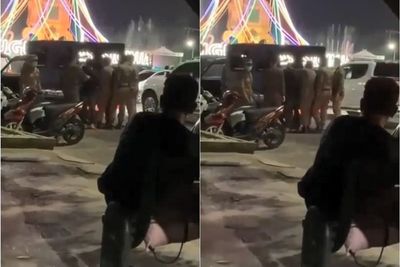 Oknum Satpol PP Tempeleng Kepala Pemuda yang Tak Pakai Masker di Tugu Keris Siginjai Jambi