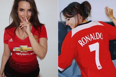 Posting Foto Pakai Jersey Nomor 7, Fans Seksi Ini Harap Ronaldo Kembali ke MU
