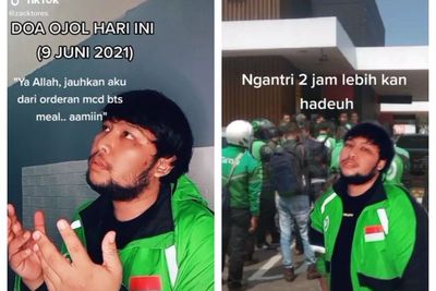 Berdoa Dijauhkan dari Orderan BTS Meal, Driver Ojol Ini Diserang ARMY tapi Dibela Netizen