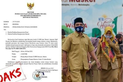 Kemenpan RB Ingatkan Masyarakat Hati-hati dengan Surat Palsu Tentang Pengangkatan Honorer