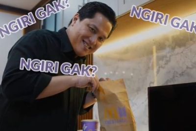 Senang Kebagian BTS Meal, Erick Thohir: Ngiri Gak?