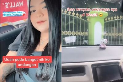 Pakai Gaun Terbuka saat Undangan, Wanita Ini Pilih Tak Turun dari Mobil karena Menghormati
