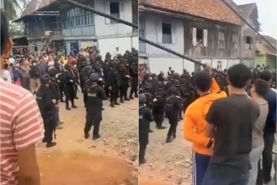 Puluhan Polisi & Brimob Gerebek Kampung Narkoba di Sumsel, Pengedar dan Preman Ditangkap