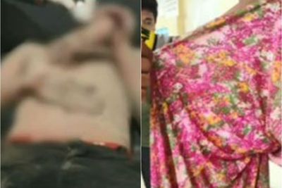 Duh! Pria Pakai Jilbab Bunga-bunga Kepergok Mencuri di Aceh Tamiang, Habis Dikeroyok Warga