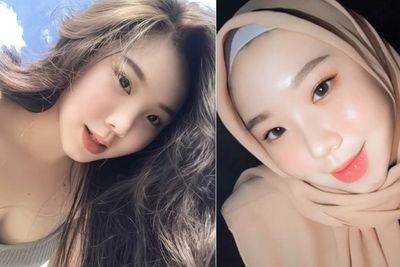 Viral Wanita Cantik Nyaman Pakai Jilbab Padahal Non Muslim, Ini Foto-fotonya