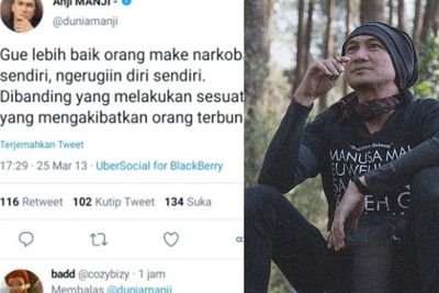 Jejak Digital Anji Soal Narkoba Sebelum Ditangkap Polisi karena Ganja