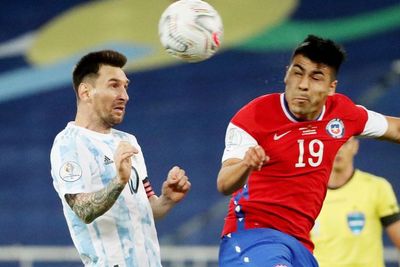FOTO: Copa America 2021, Argentina vs Chile 1-1