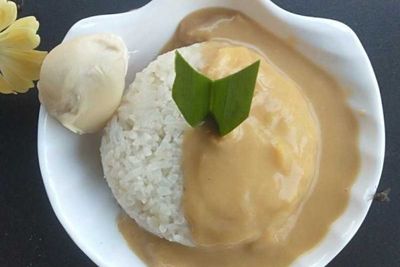 Pagi Ini Kita Buat Ketan Saus Durian Yang Enak Yuk Guys