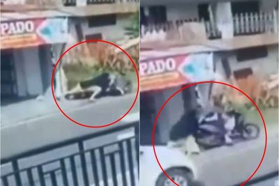 Heroik! Emak-emak Ini Jatuh Berkali-kali saat Tangkap Pencuri yang Bawa Kabur Dompetnya