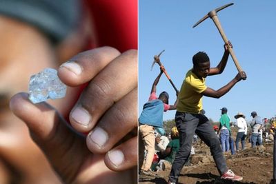 Orang-orang di Afrika Selatan Berduyun-duyun Mencari Batu yang Diyakini Sebagai Berlian