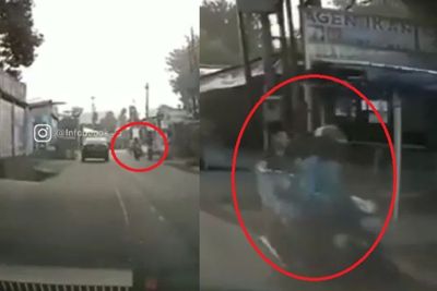 Viral! Lagi Gowes, Wanita di Depok Ini Jadi Korban Begal Payudara 