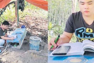 Sedih, Siswa SMP Ini Naik Bukit Setiap Hari untuk Mengikuti Kelas Online Selama Pandemi