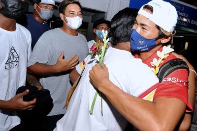 FOTO: Peselancar Rio Waida Lolos Olimpiade Tokyo