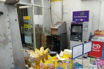 Satu Mesin ATM BRI di Minimarket Bekasi Dijebol Kawanan Pencuri, Uang Rp300 Juta Raib