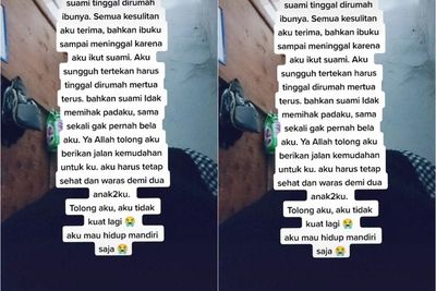 Pilu, Curhatan Istri yang Tertekan Tinggal Bareng Mertua: Harus Tetap Waras Demi Anak-anak