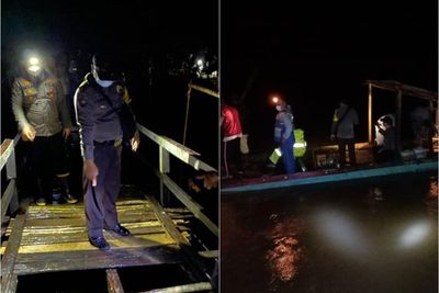 Nenek di Melawi Hilang Terbawa Arus Sungai, Terperosok Jembatan Gantung yang Patah