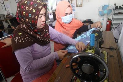 FOTO: Pelatihan Menjahit bagi Warga Binaan Lapas