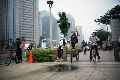 Gubernur Anies Tegaskan Jalur Sepeda untuk Transportasi, Bukan Sekadar Sport