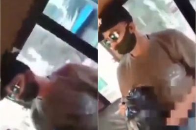 Duh! Pria Berkacamata di Stabat Terekam Kamera Lagi Onani Dalam Angkot di Depan Wanita