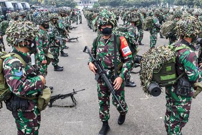FOTO: Apel Gelar Pasukan Armada Jaya XXXIX TA 2021