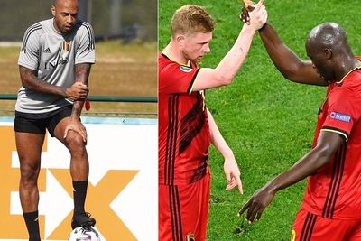 Momen Henry Pamer Gol Freekick di Sesi Latihan Belgia, De Bruyne & Lukaku Sampai Minder