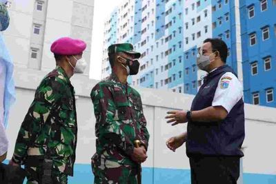 Tinjau Rusun Nagrak, Anies: Hanya untuk Pasien Covid-19 Tanpa Gejala