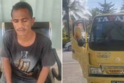 Sopir Truk Ini Jadi Tersangka Usai Tabrak Anggota Polresta Denpasar saat Atur Lalu Lintas