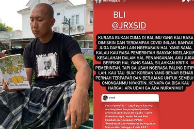Kritik Jerinx Soal COVID-19, Komika Oki Rengga: Gak Usah Ngerasa Paling Ditipu