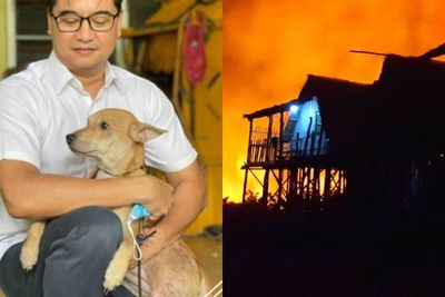 Anjing Ini Bangunkan Pemiliknya Jam 5 Pagi untuk Menyelamatkan Keluarga dari Kebakaran
