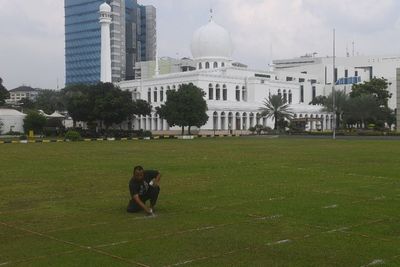 Masjid Al Azhar di Jakarta Selatan Tetap Adakan Salat Jumat