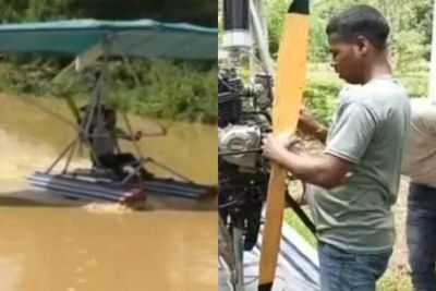 Wujudkan Mimpinya, Pria Ini Menciptakan Pesawat Amfibi Tanpa Bantuan Profesional