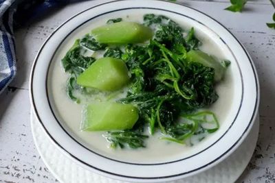 Hari Ini Kita Coba Buat Sayur Bobor Bayam Yuk Guys