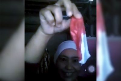 Viral! Wanita Hina Alquran dan Sebut Bendera Merah Putih Sampah